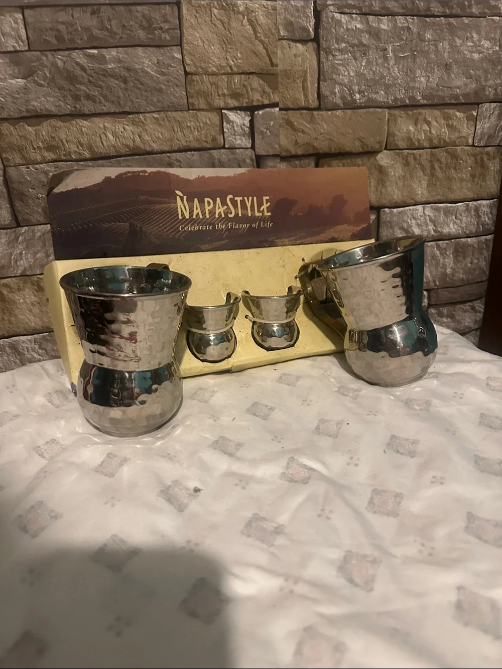 Napa style Stainless Steel Tumbler Set